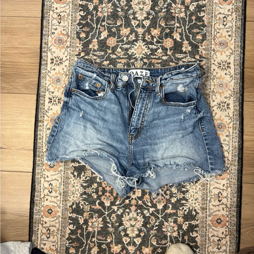 Daze Women's Blue Jean Shorts